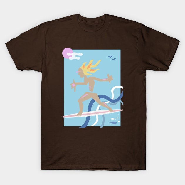 Surfer T-Shirt by PaulStouffer